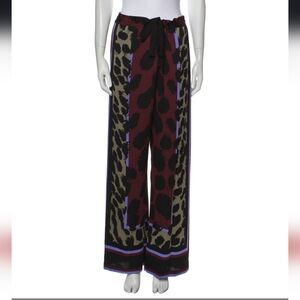 Silk Diane Von Furstenburg Pants, Size M